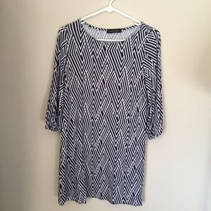 Hourglass Lilly geometric pattern dress